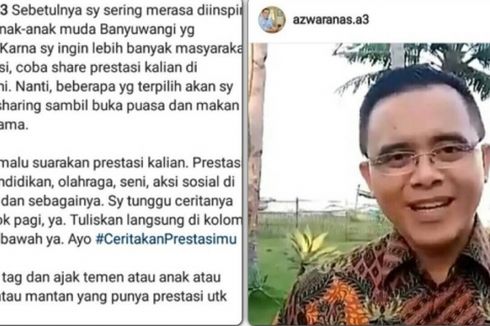 Lewat Medsos, Bupati Azwar Anas Dekati Anak-anak Muda