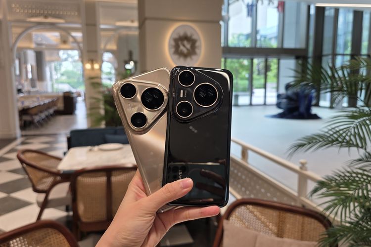 Huawei Pura 80 Ultra varian warna Prestige Gold dan Golden Black.