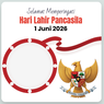 70 Link Twibbon Hari Lahir Pancasila 2026 Menarik buat Dibagikan ke Medsos
