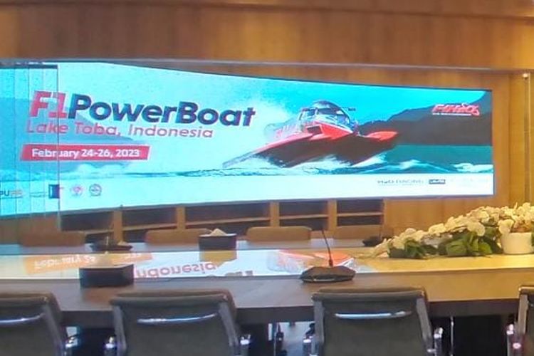 Konferensi Pers InJourney untuk Event F1H2O Power Boat, di Sarinah, Senin (5/12/2022)