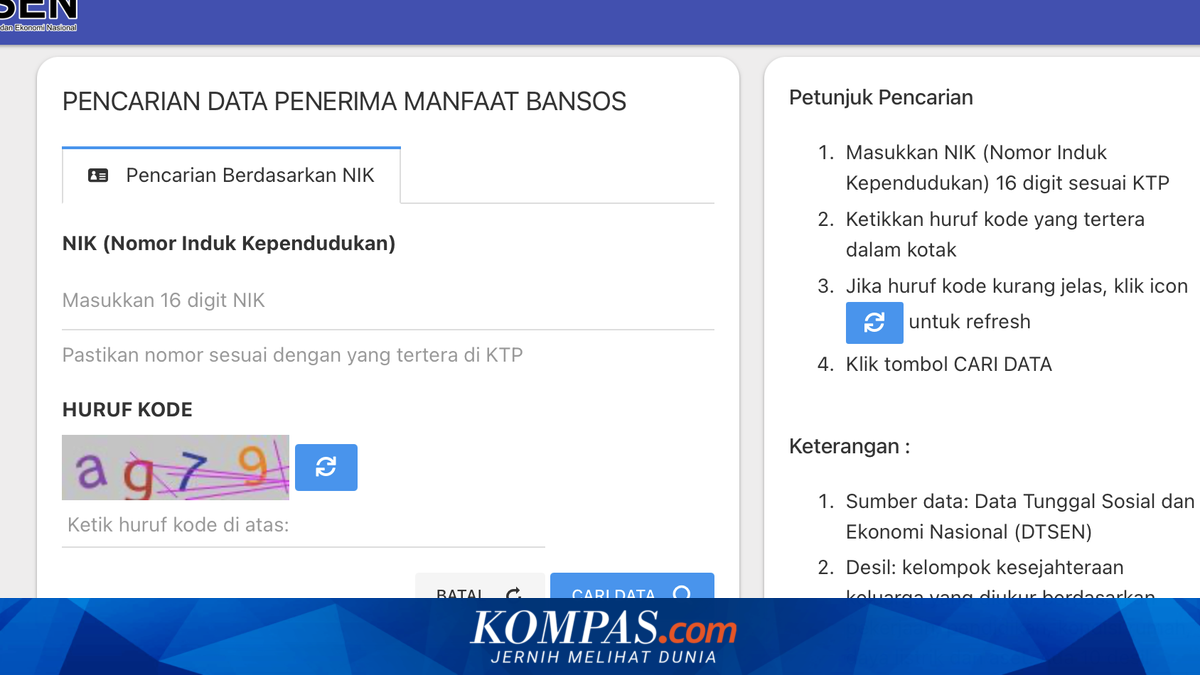 Cara Cek Desil Kemensos Juli 2026 Lewat Web Online di cekbansos.kemensos.go.id