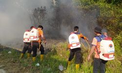 Tabung Disinfektan Bekas Covid-19 Jadi Sarana Penanggulangan Karhutla di Babel