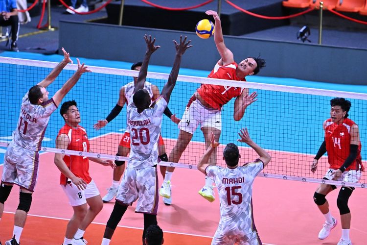 Timnas Voli Putra Menang Dramatis 3-2 Atas Qatar di AVC Cup 2026