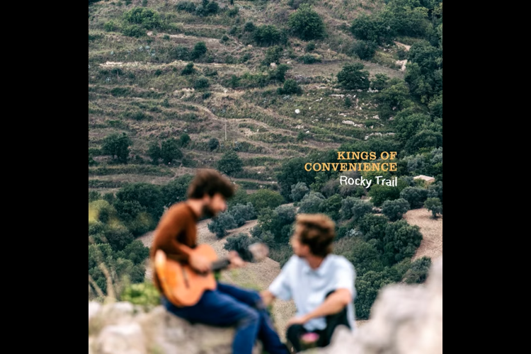 Cover art singel terbaru Kings of Convenience, Rocky Trail.
