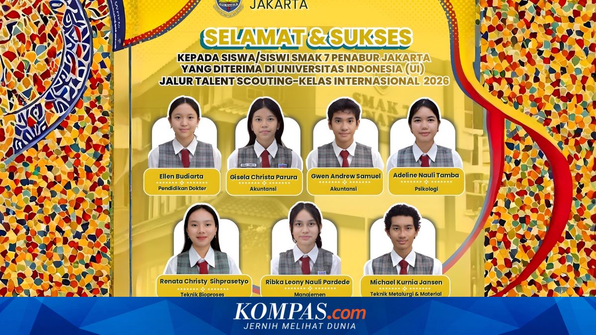 Sukses 7 Siswa SMAK 7 Penabur Jakarta Lolos ke UI, Bagaimana Mereka Melakukannya
