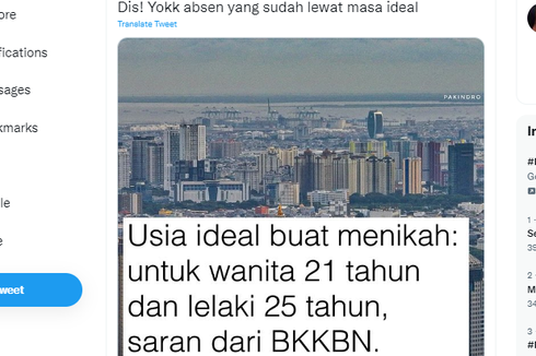 Ramai soal Usia Ideal Menikah Menurut BKKBN, Apakah Lebih dari Itu Kedaluwarsa?