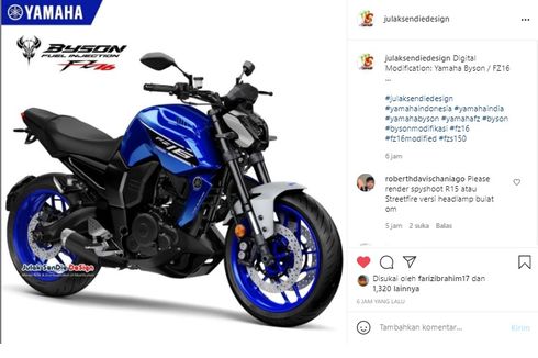 Modifikasi Digital Yamaha Byson, Jadi Kekar