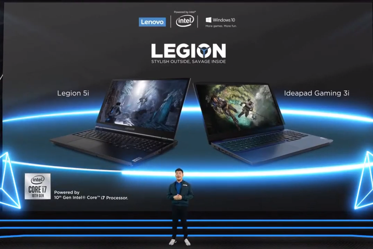Manager Lenovo Indonesia, Kevin Adityo pada acara peluncuran Legion 5i dan Lenovo Ideapad Gaming 3i yang digelar secara virtual