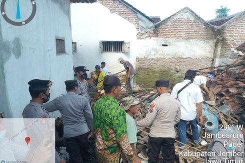 UPDATE Gempa Jember: 46 Rumah dan 92 Kepala Keluarga Terdampak