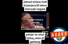 [VIDEO] Beredar Hoaks Mahfud Sebut Jokowi Akan Meninggal di Penjara