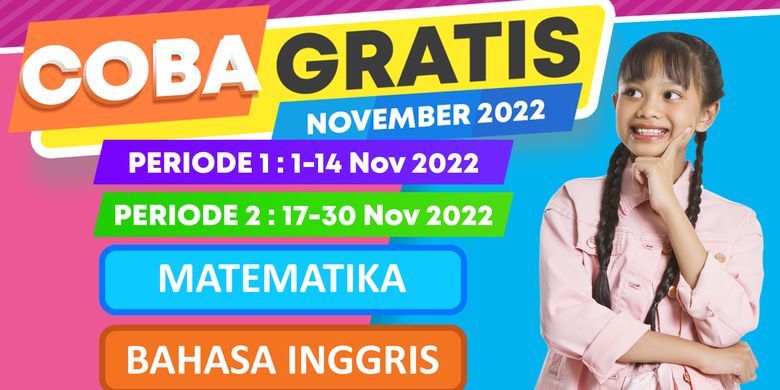 Coba gratis Kumon belajar bahasa Inggris dan Matematika sebanyak 4 kali pertemuan GRATIS.

