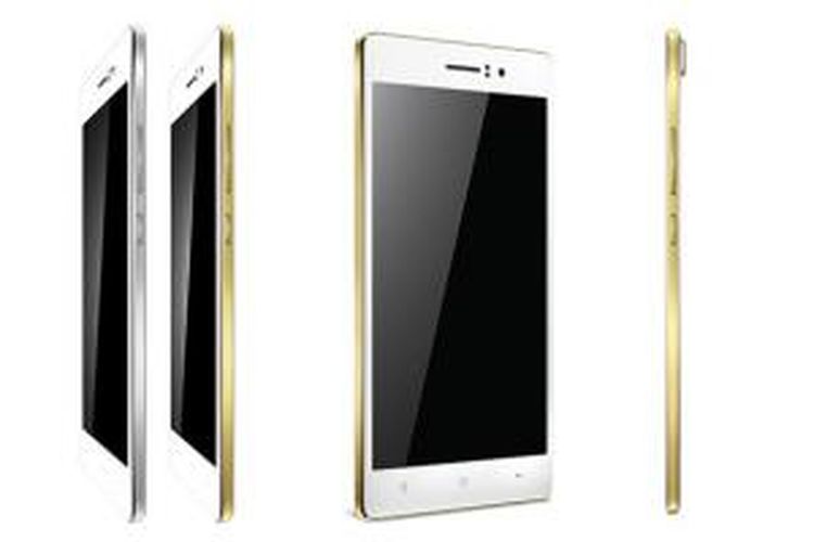 Oppo R5 Gilded Edition dilabur warna emas di sisi-sisiny