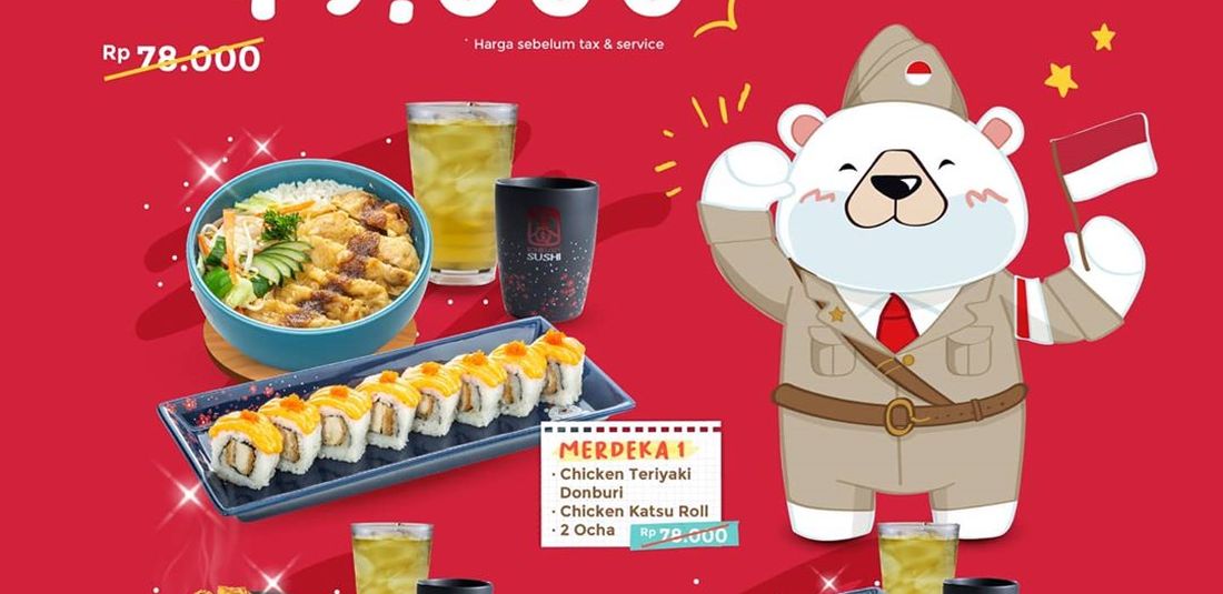 Promo kemerdekaan Ichiban Sushi