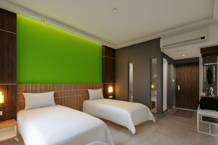 Ilustrasi Deluxe Room Hotel Santika Gunungkidul-Jogja.