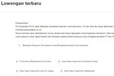 Lowongan Kerja bagi Fresh Graduate D3-S1 di Kao Indonesia, Cek Segera