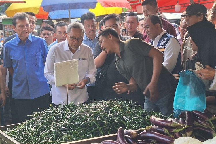 Kedatangan Menteri Perdagangan Republik Indonesia, Zulkifli Hasan ke Batam, Kepulauan Riau spontan membuat sejumlah harga barang pokok turun. Sayur mayur dan cabai yang sebelumnya sempat tinggi, saat ini mengalami penurunan yang sangat signifikan.