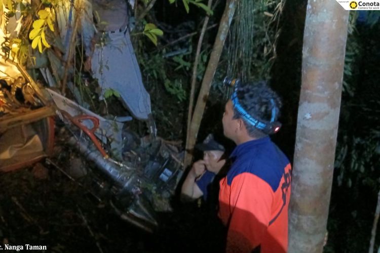 Akhir Pencarian Helikopter PK-CFX: 8 Jenazah Ditemukan, Langsung Dibawa ke Pontianak