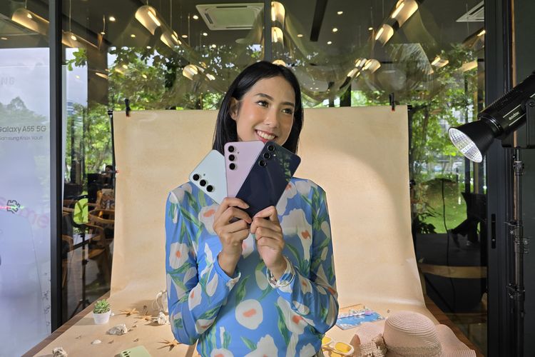 Ilustrasi Samsung Galaxy A55 5G yang sudah resmi hadir di Indonesia