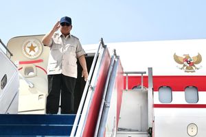 Prabowo Bertolak ke NTB untuk Resmikan 5 Bendungan di Lombok hingga Aceh