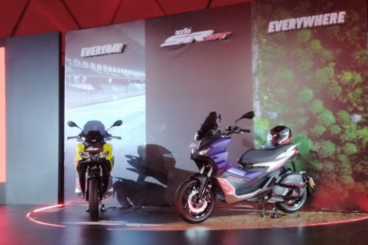 Aprilia resmi terjun di segmen skutik bongsor dengan meluncurkan Aprilia SR-GT 200 di Indonesia.