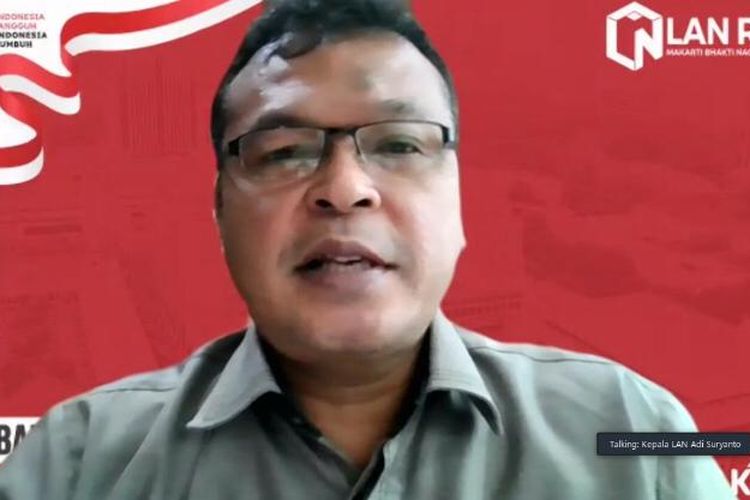 Kepala Lembaga Administrasi Negara (LAN) Adi Suryanto