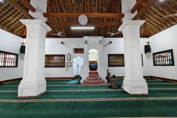 Masjid Jami' Angke di Jakarta Barat, Sabtu (30/3/2024). 