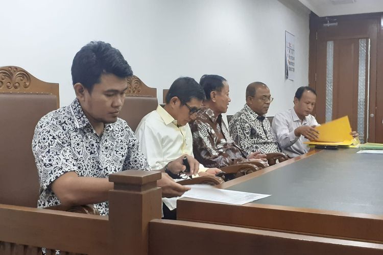 Sidang pertama gugatan PT Indobuildco kepada pemerintah pada Senin (23/10/2023) di Pengadilan Negeri Jakarta Pusat.