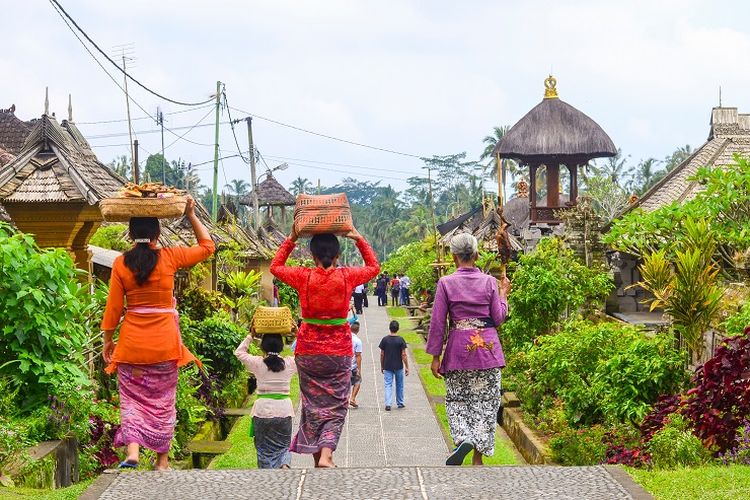 Desa Penglipuran di Kabupaten Bangli, Bali.