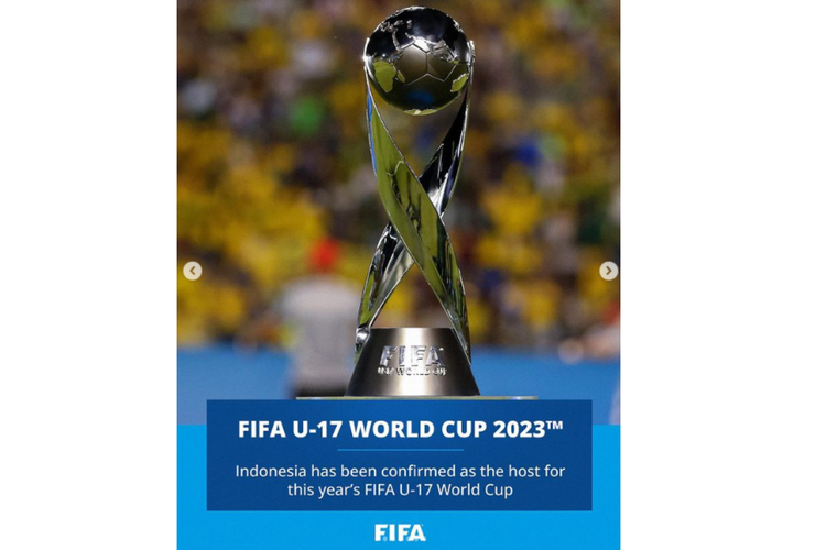 FIFA mengumumkan penunjukkan Indonesia sebagai tuan rumah Piala Dunia U-17 pada Jumat (24/6/2023).