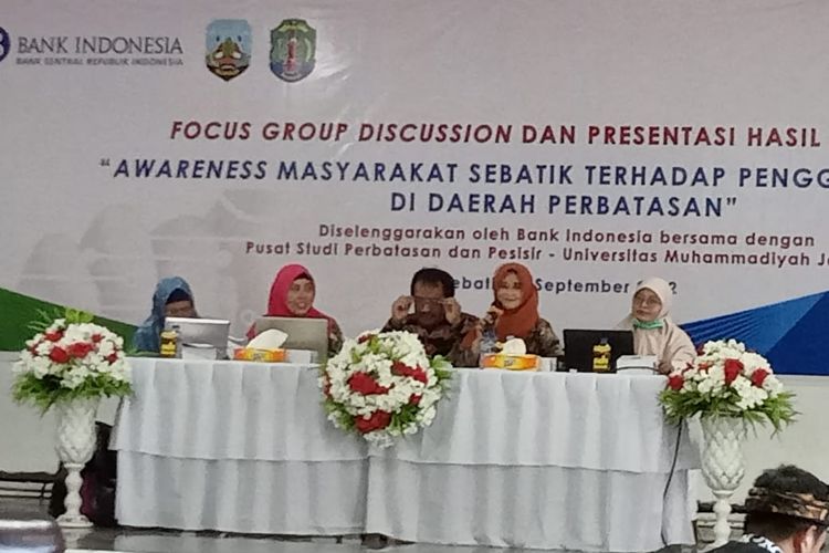 FGD hasil penelitian dosen UMJ Awareness Penggunaan Rupiah di Daerah Perbatasan Sebatik Nunukan Kalimantan Utara digelar pada 3 September 2022.
