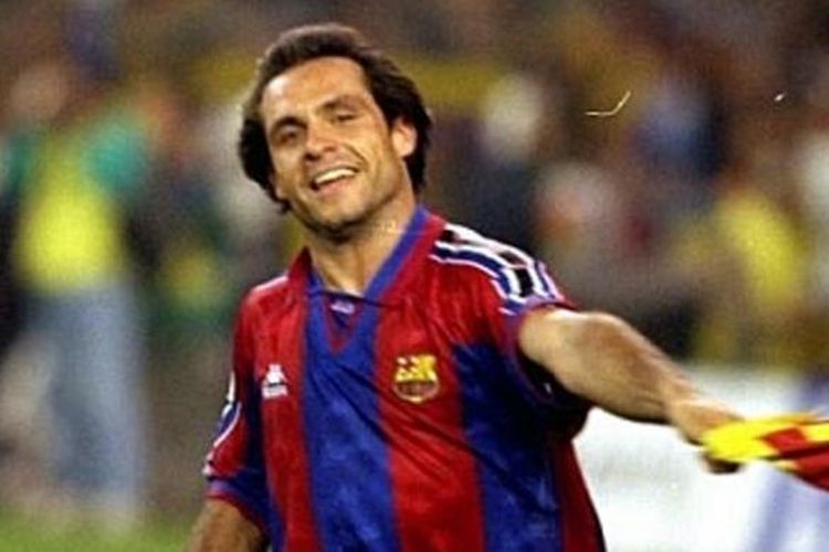 Mantan bek Barcelona, Sergi Barjuan.