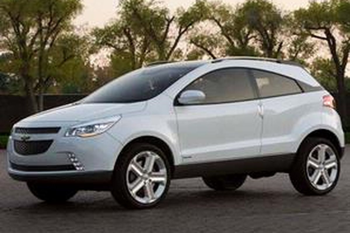 Chevy GPiX x-over kupe dengan desain menarik akan dijadikan  andalan baru GM untuk konsumen global.