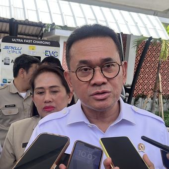 Menteri Perdagangan Budi Santoso (Busan) saat ditemui di Kemendag, Jakarta, Senin (25/5/2026).