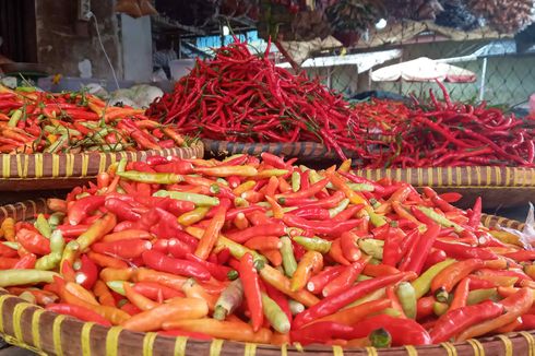 Harga Cabai Rawit Merah  Tembus Rp 108.763 Per Kilogram, Berikut Harga Pangan Hari Ini