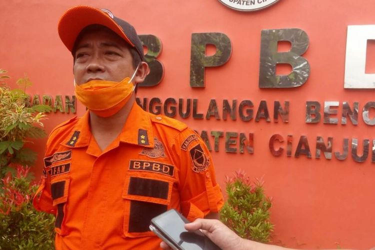 Sekretaris BPBD Kabupaten Cianjur Moch Irfan Sofyan. 