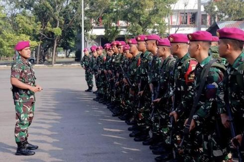 Prajurit Yonif 3 Marinir Berangkat ke Perbatasan Indonesia-Malaysia untuk Operasi Pertahanan Pantai