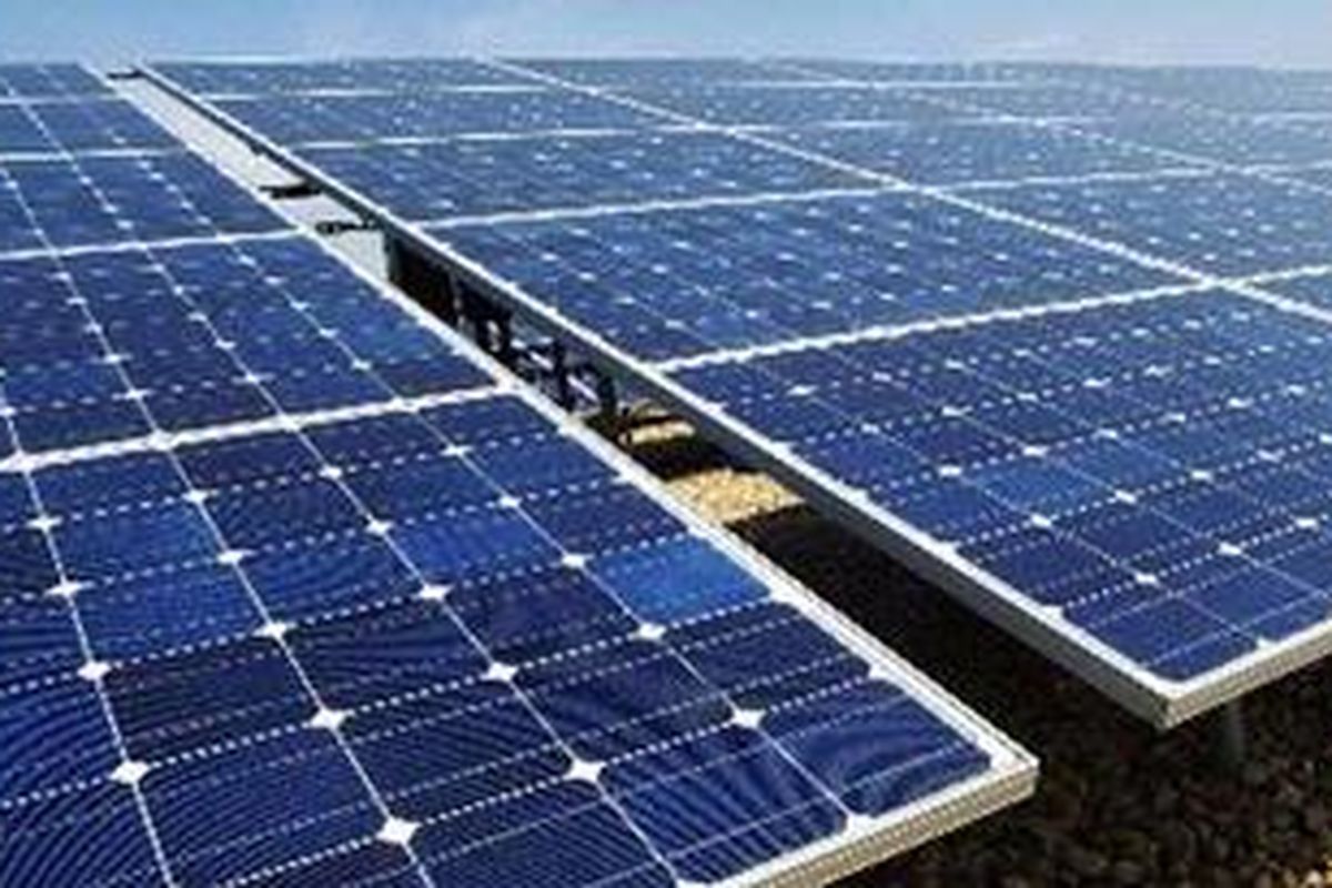 Listrik tenaga surya.