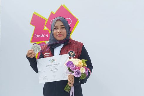 Citra Febrianti Menangis, Raih Medali Perak Olimpiade London Usai 10 Tahun Menanti