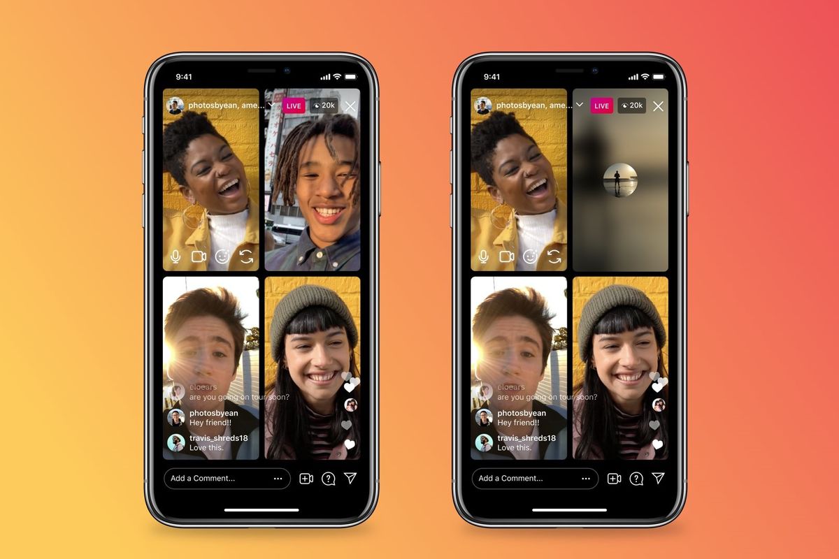 Fitur matikan video dan audio di Instagram Live