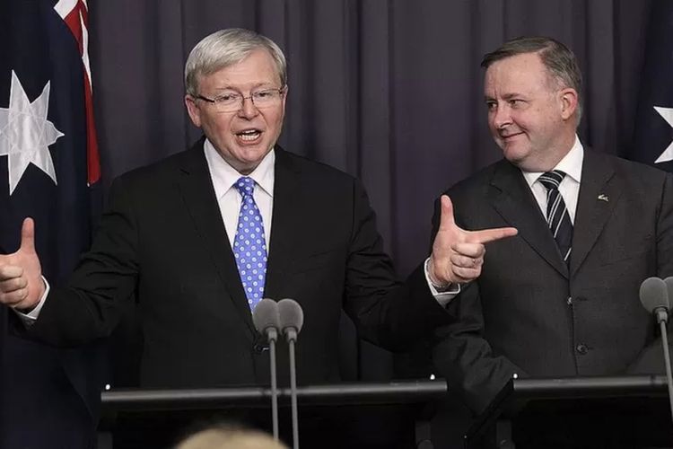 Anthony Albanese berperan penting dalam kembalinya Kevin Rudd sebagai perdana menteri pada tahun 2013.