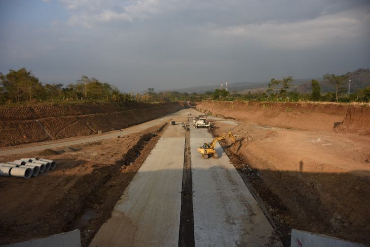 Progres Jalan Tol Pandaan-Malang per Senin (17/9/2018).