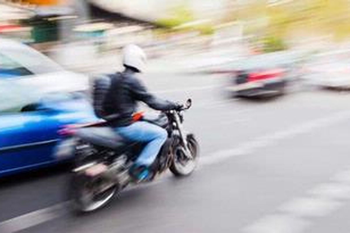 Ilustrasi pencurian motor.