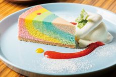 Rainbow Cheesecake Instagenic dari Amagasaki Jepang