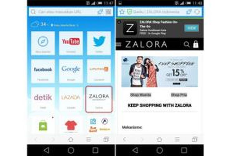 Selain mendukung pertumbuhan industri e-commerce di Indonesia, kerja sama ini juga bertujuan memberikan nilai tambah berupa diskon serta pengalaman belanja yang menarik melalui ponsel Android, kepada para pengguna Baidu Browser dan pelanggan Zalora di Indonesia