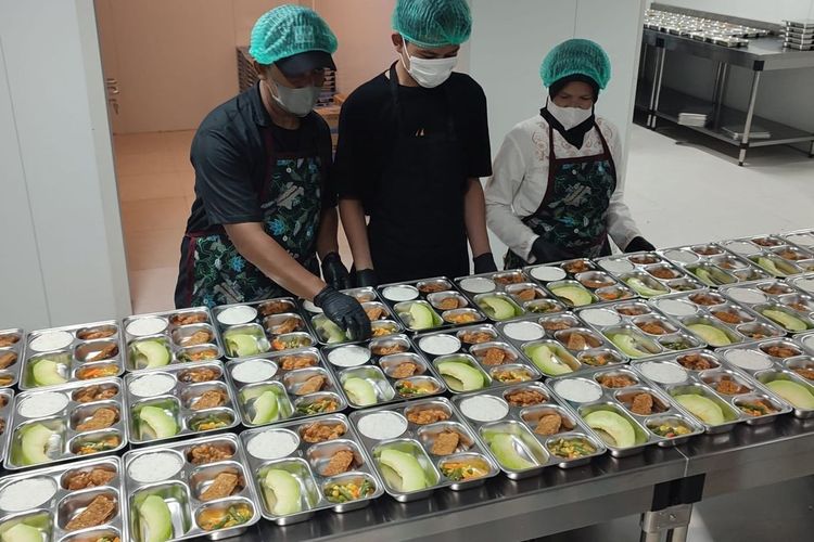 Ilustrasi menu makan bergizi gratis. 