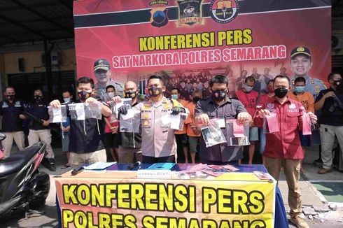 Polres Semarang Ungkap 8 Kasus Narkoba dengan 11 Tersangka