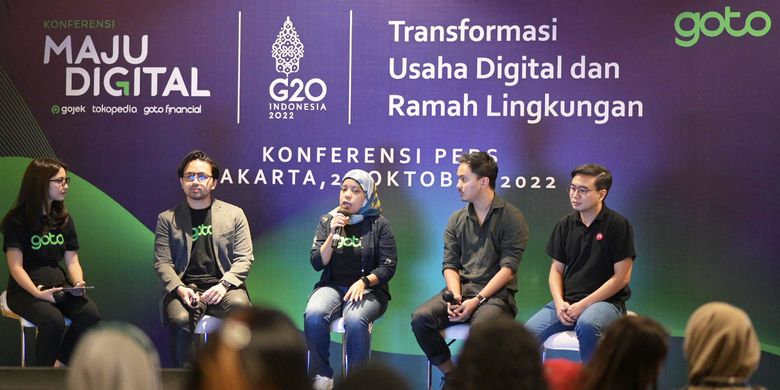GoTo gelar Konferensi Maju Digital 2022 untuk dorong kemajuan para mitra UMKM. 