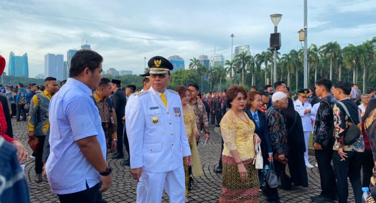 Pelantikan Kepala Daerah, Lucky Hakim hingga Ramzi Tiba di Monas