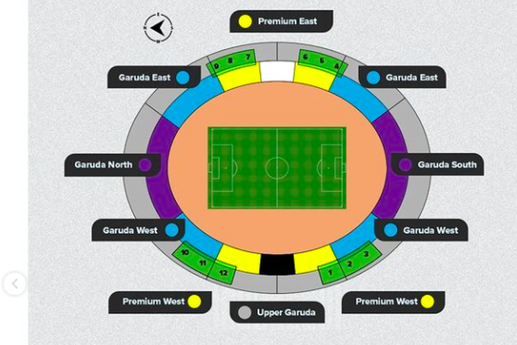 Pembagian harga tiket pertandingan timnas Indonesia vs Filipina di Kualifikasi Piala Dunia 2026. 