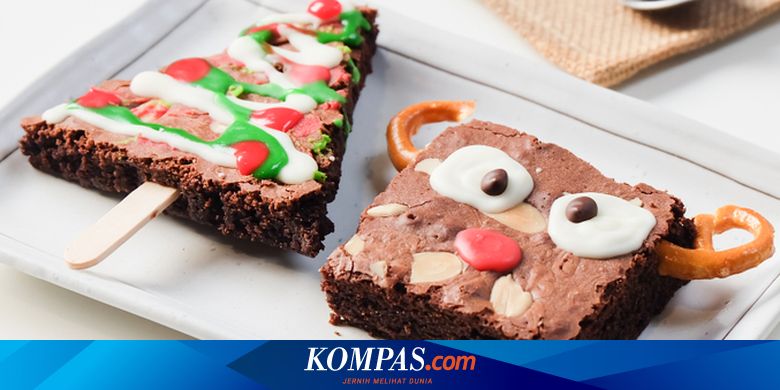 Resep Brownies Bentuk Rusa Natal, Cocok untuk Hampers